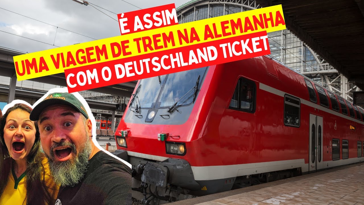 VIAGEM DE TREM NA ALEMANHA COM DEUTSCHLAND TICKET - DE STUTTGART A BERLIM