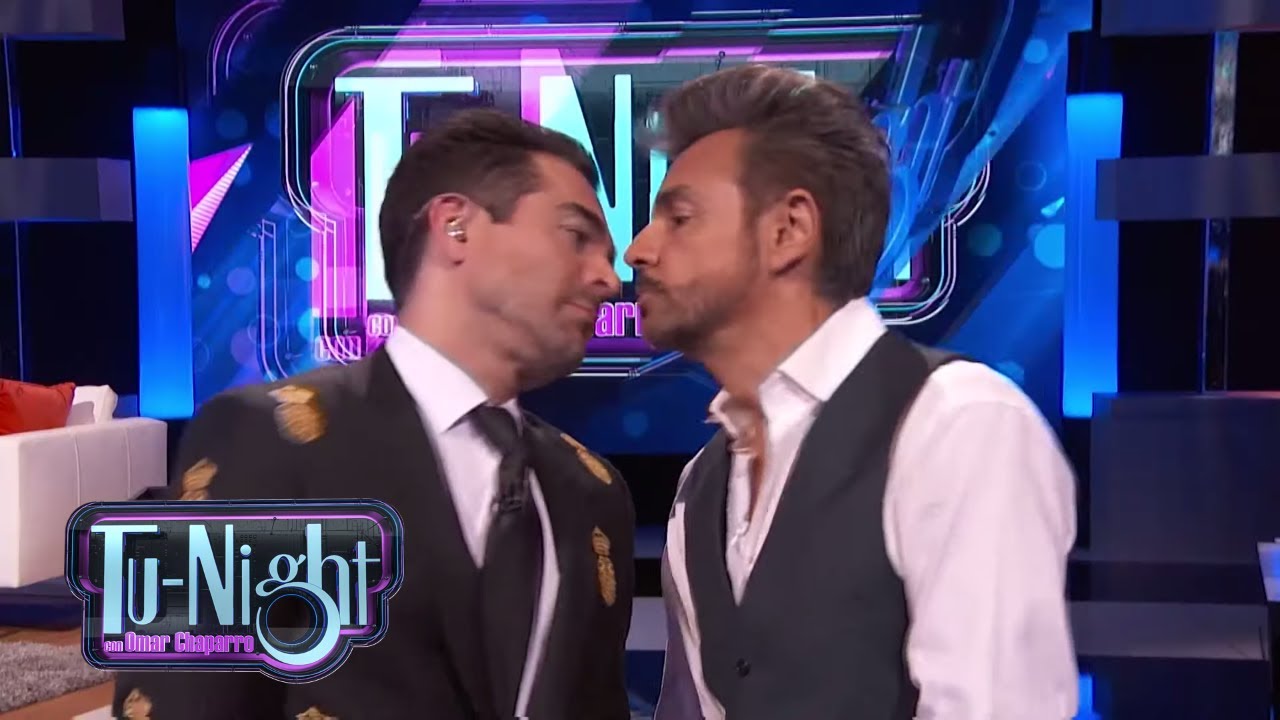 BESAME EUGENIO DERBEZ Y OMAR CHAPARRO - Se Aman | Tu-Night con Omar Chaparro