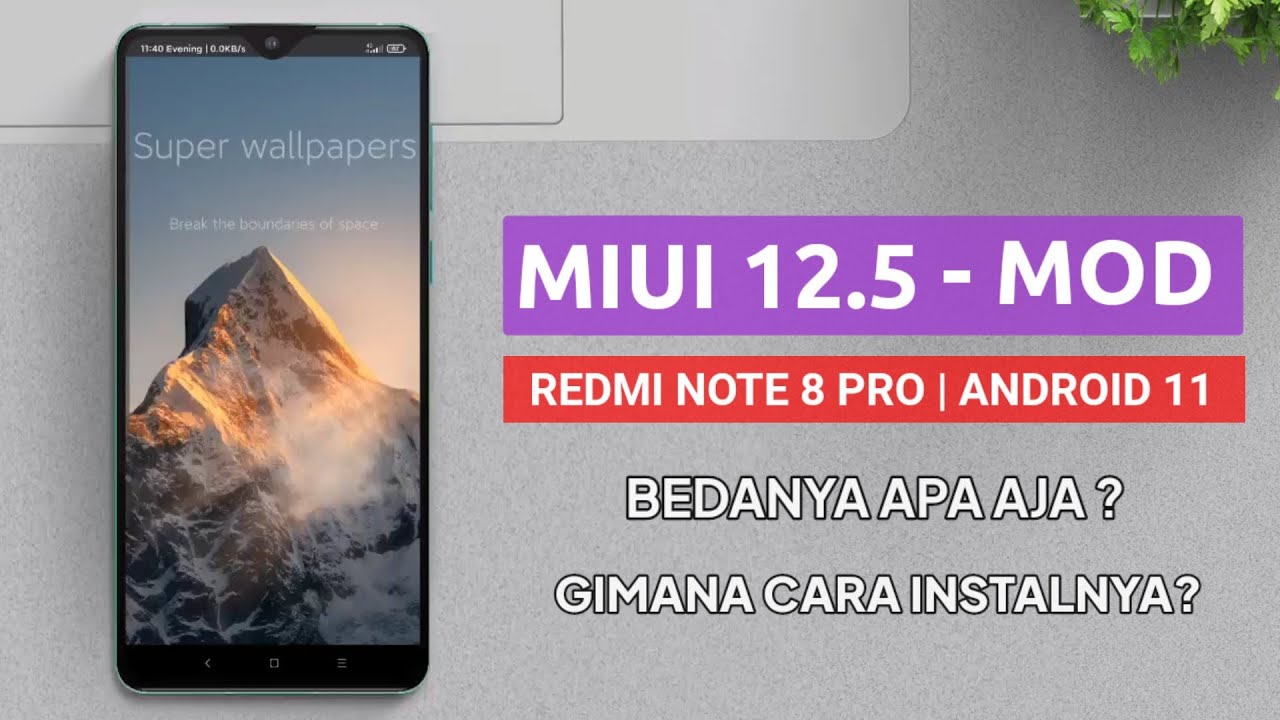 MIUI 12.5 MOD - BEDANYA APA AJA ? GIMANA CARA INSTALNYA ? | REDMI NOTE 8 PRO