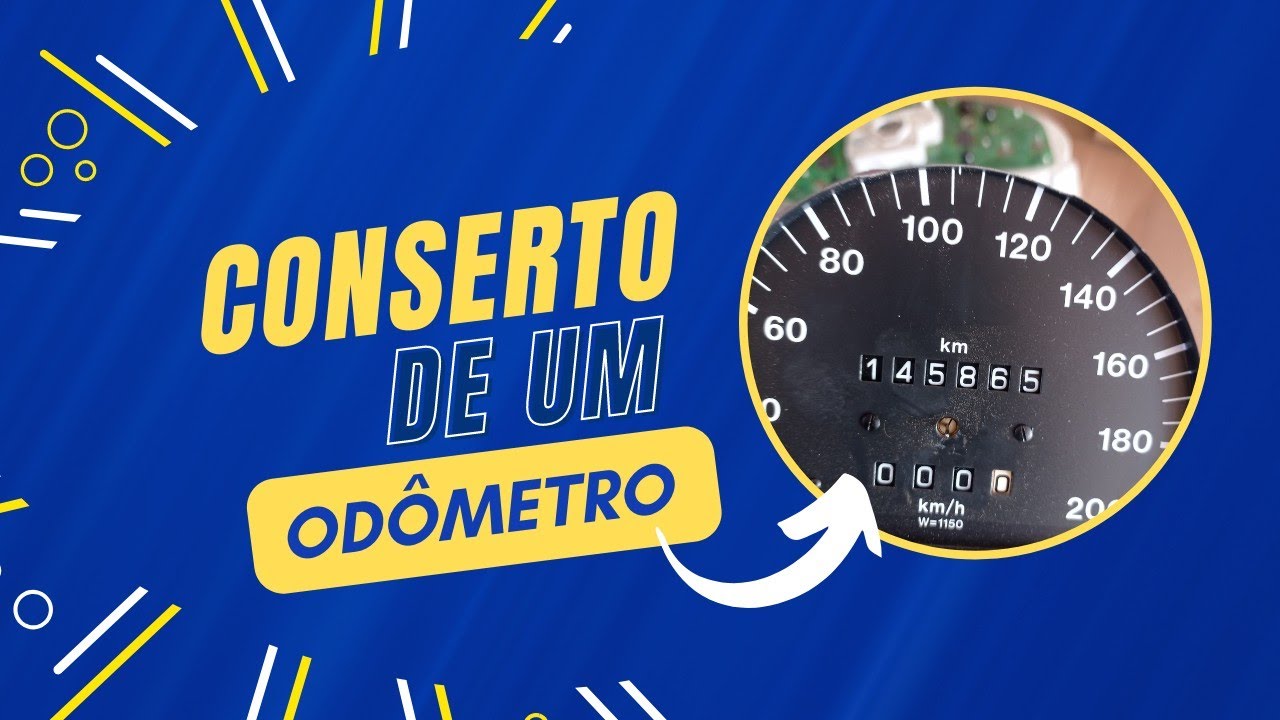 Seu odômetro parou? aprenda como consertar!