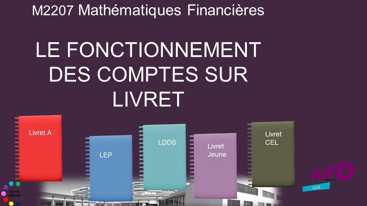 Calcul des intérêts des comptes sur livret : livret A, LEP, LDDS, Livret jeune, CEL, taux, plafond