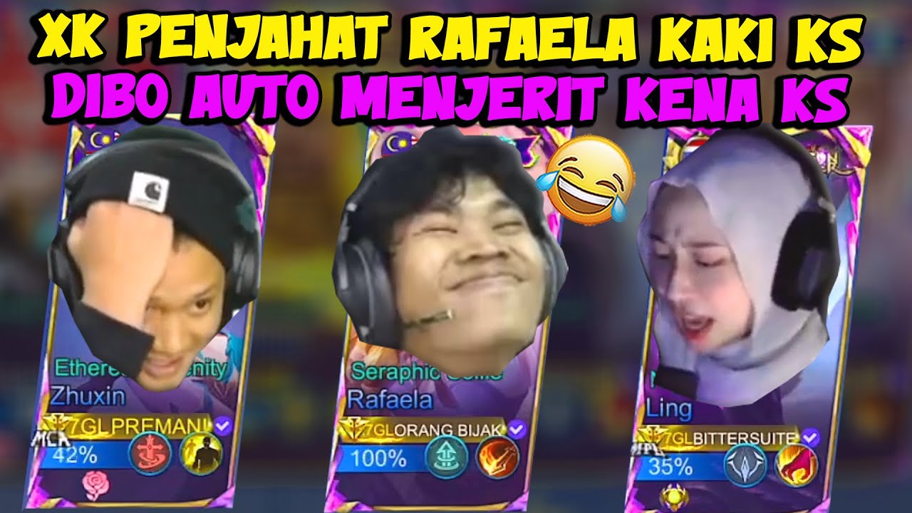 DIBO MENJERIT KENA KS..🤣😂 !! XK PENJAHAT RAFAELA KAKI KS.. !!