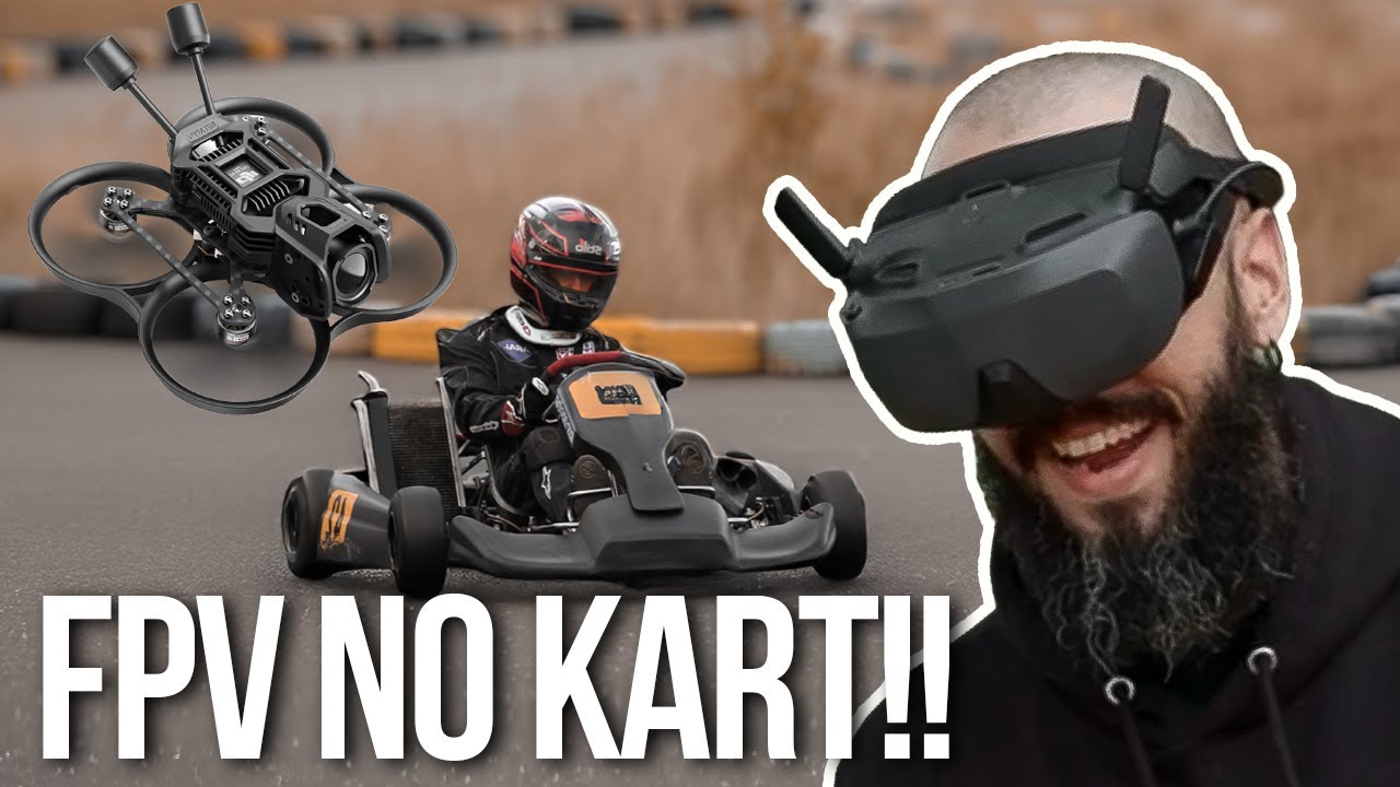Primeiro FPV de verdade no kartódromo! (Pavo20 Pro em ação)!