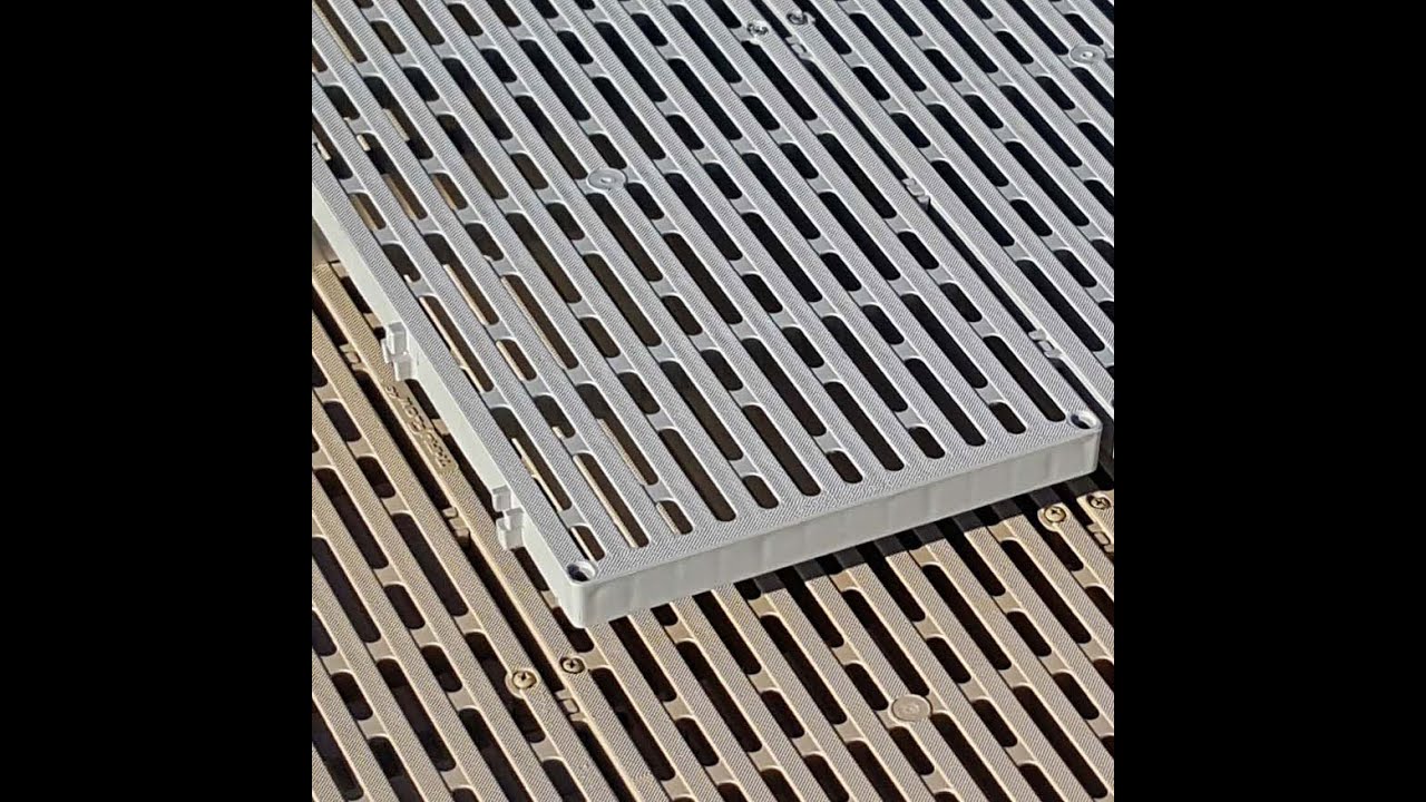 ThruFlow deck panels for the dock