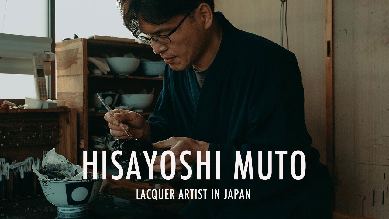 漆とガラスだけで生み出す、独創的な器を手がける漆作家・武藤久由の制作プロセスとインタビュー