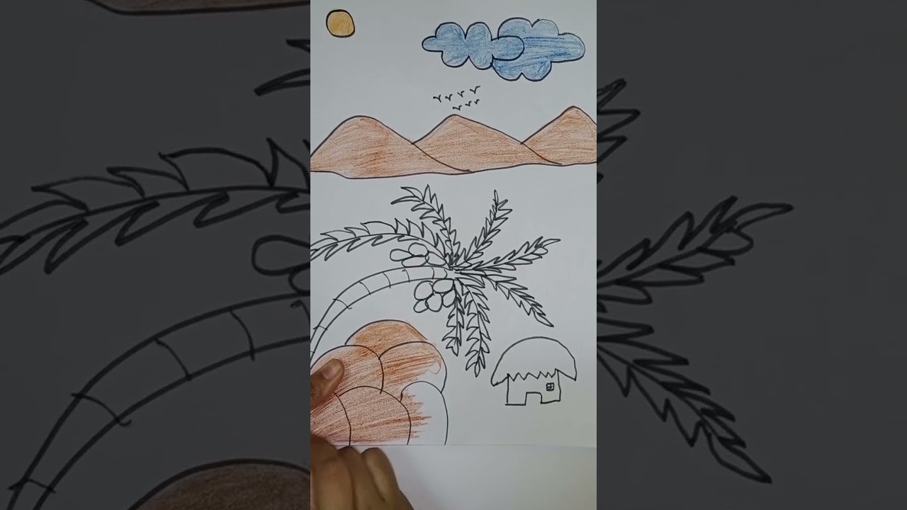 ART OF NATURE EASY TUTORIAL STEP BY STEP / DIY PAPER KRYON INSTRUCTION DRAWING FOR BEGINNERS