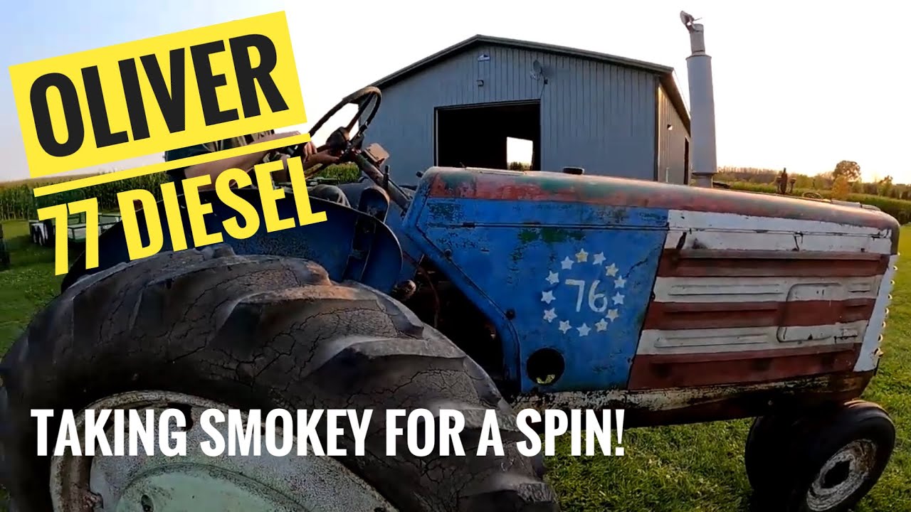 Getting Old Smokey Running: Some History On This Old Oliver 77 Diesel Tractor!