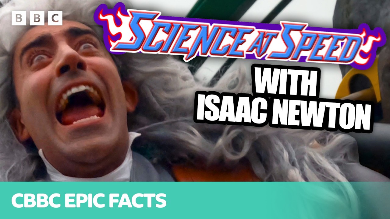 Velocity, voltage and VOM 🤮🎢 Science at Speed with Isaac Newton | Horrible Science | CBBC Epic Facts