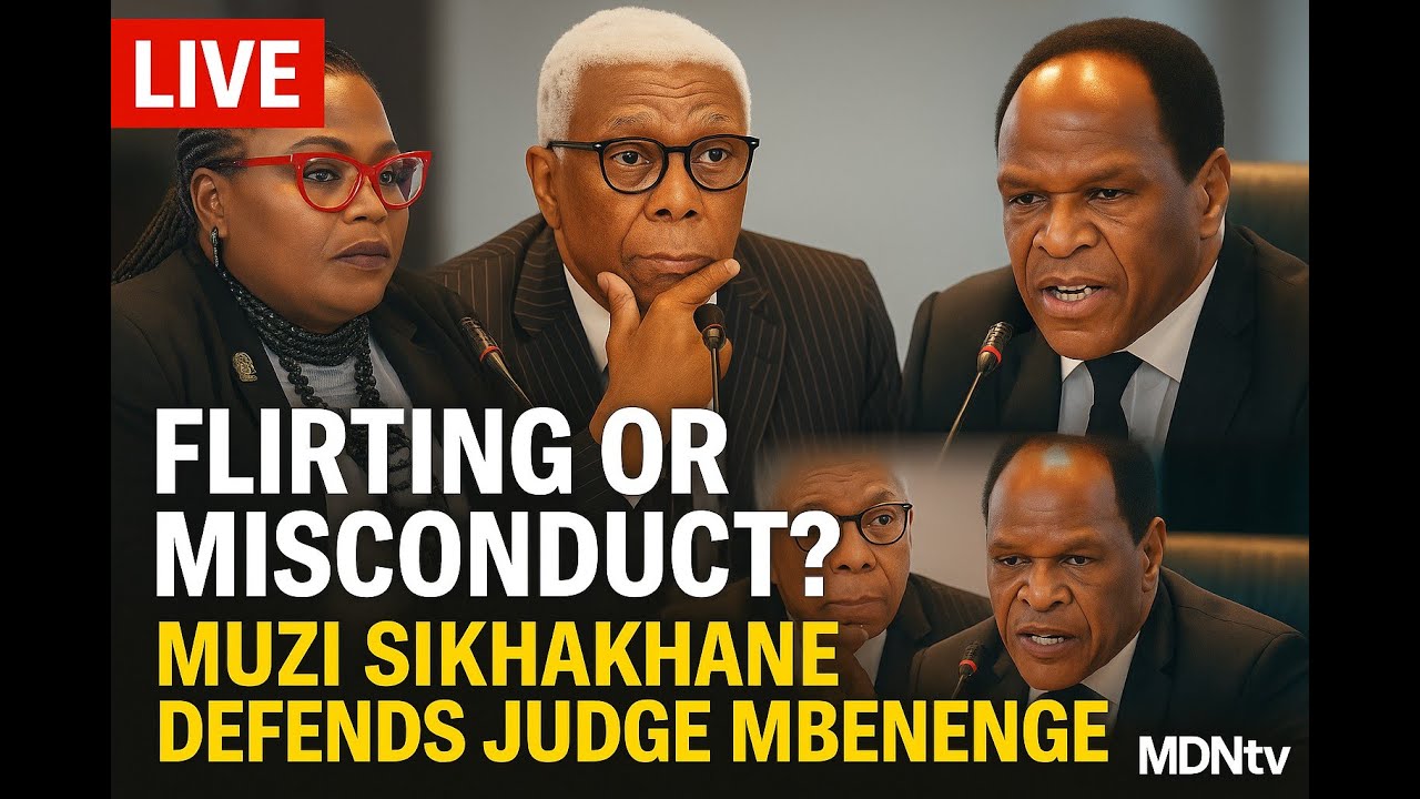 MUZI SIKHAKHANE DEFENDS JUDGE PRESIDENT MBENENGE | SEXUAL HARASSMENT TRIBUNAL
