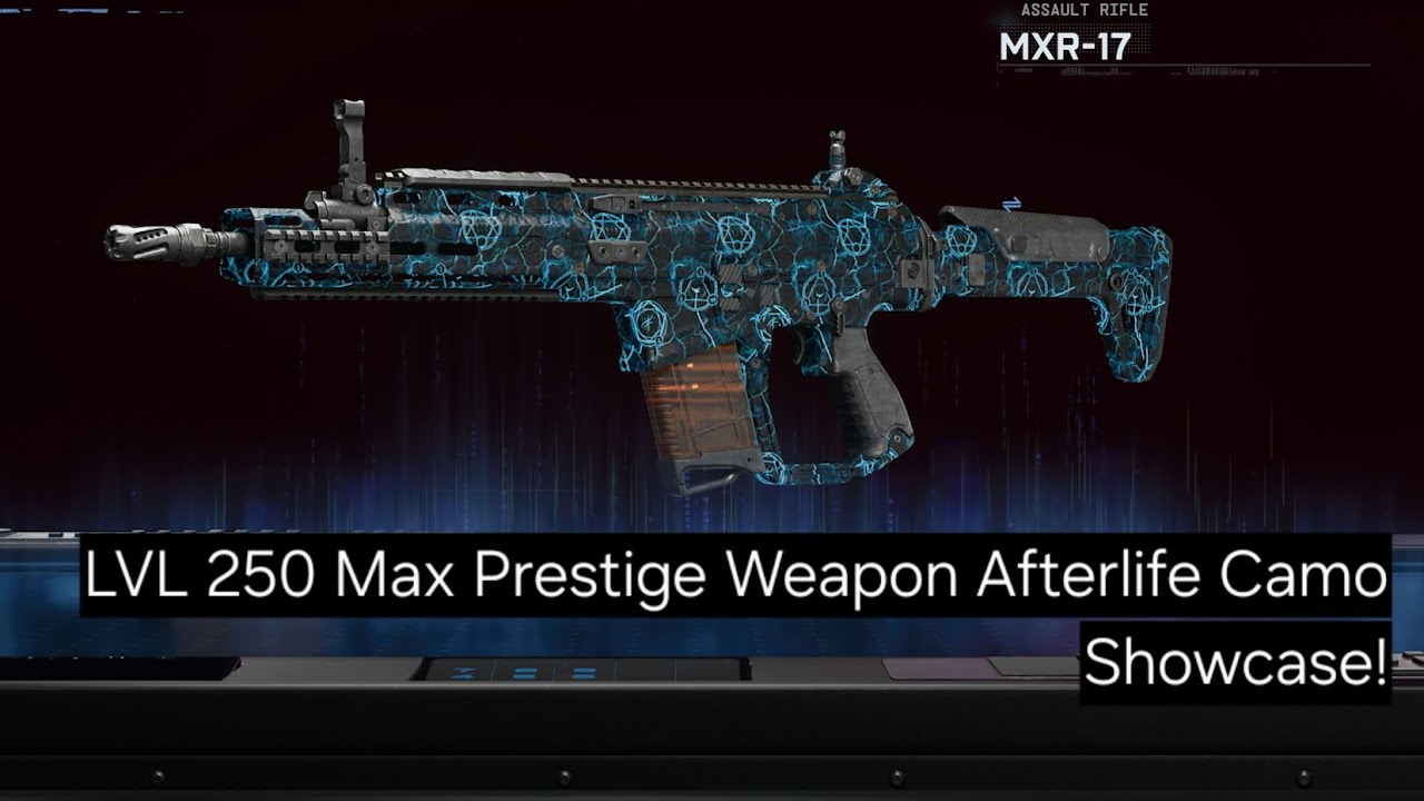 Call Of Duty Black Ops 7 (Master Prestige Afterlife Camo for MXR-17) All Weapons Showcase!