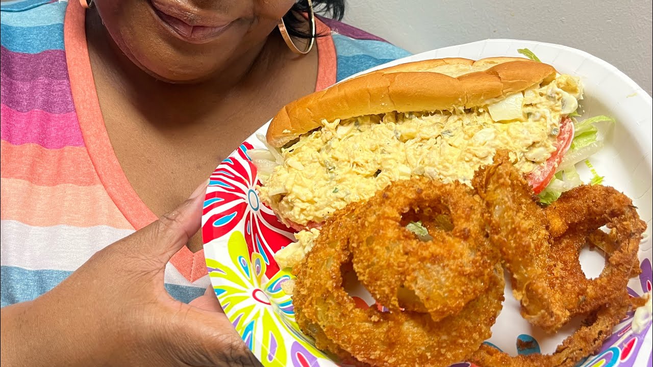 Let’s Make Chicken Salad, Peach Tea and Onion Rings