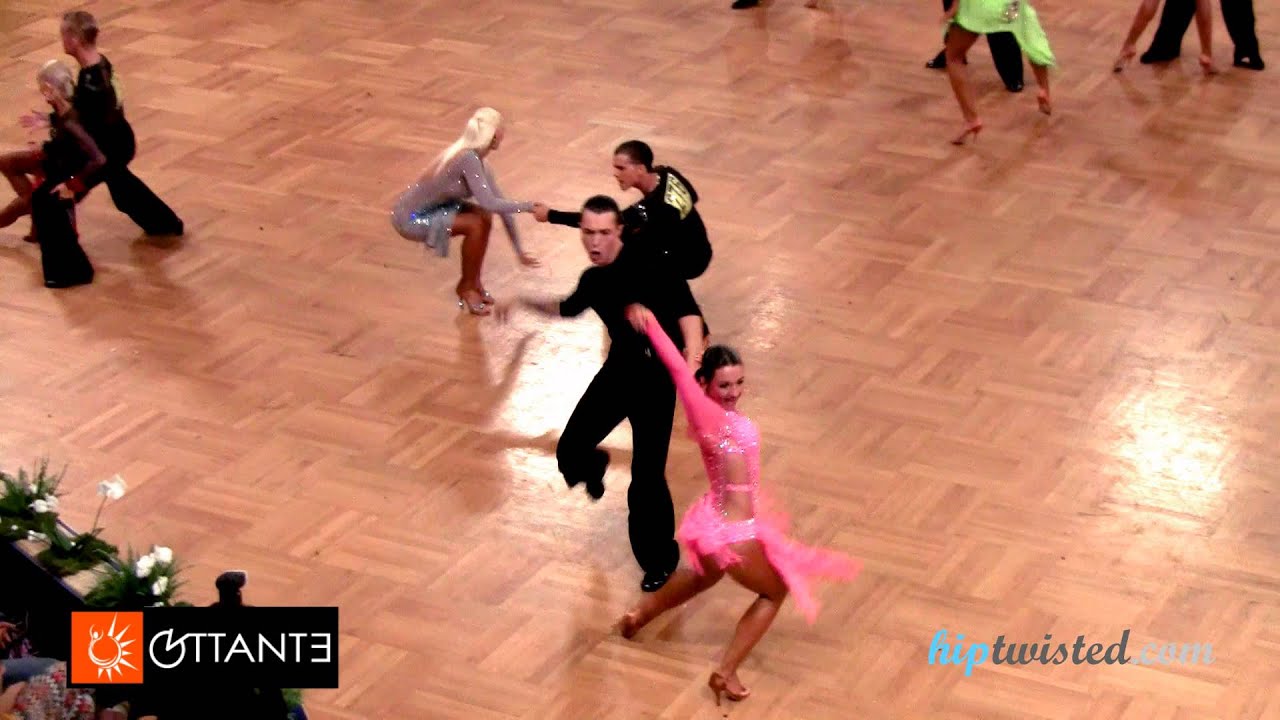 Joel Lopez - Kristina Bespechnova, GOC Stuttgart 2014, WDSF Grand Slam latin, 3. round - jive
