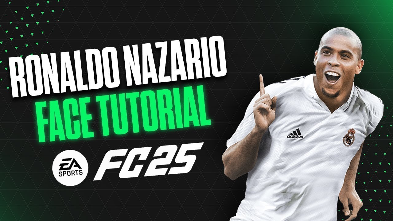 Как создать Роналдо Назарио в EA FC 25 - Создание лица в Pro Clubs и Карьерном режиме