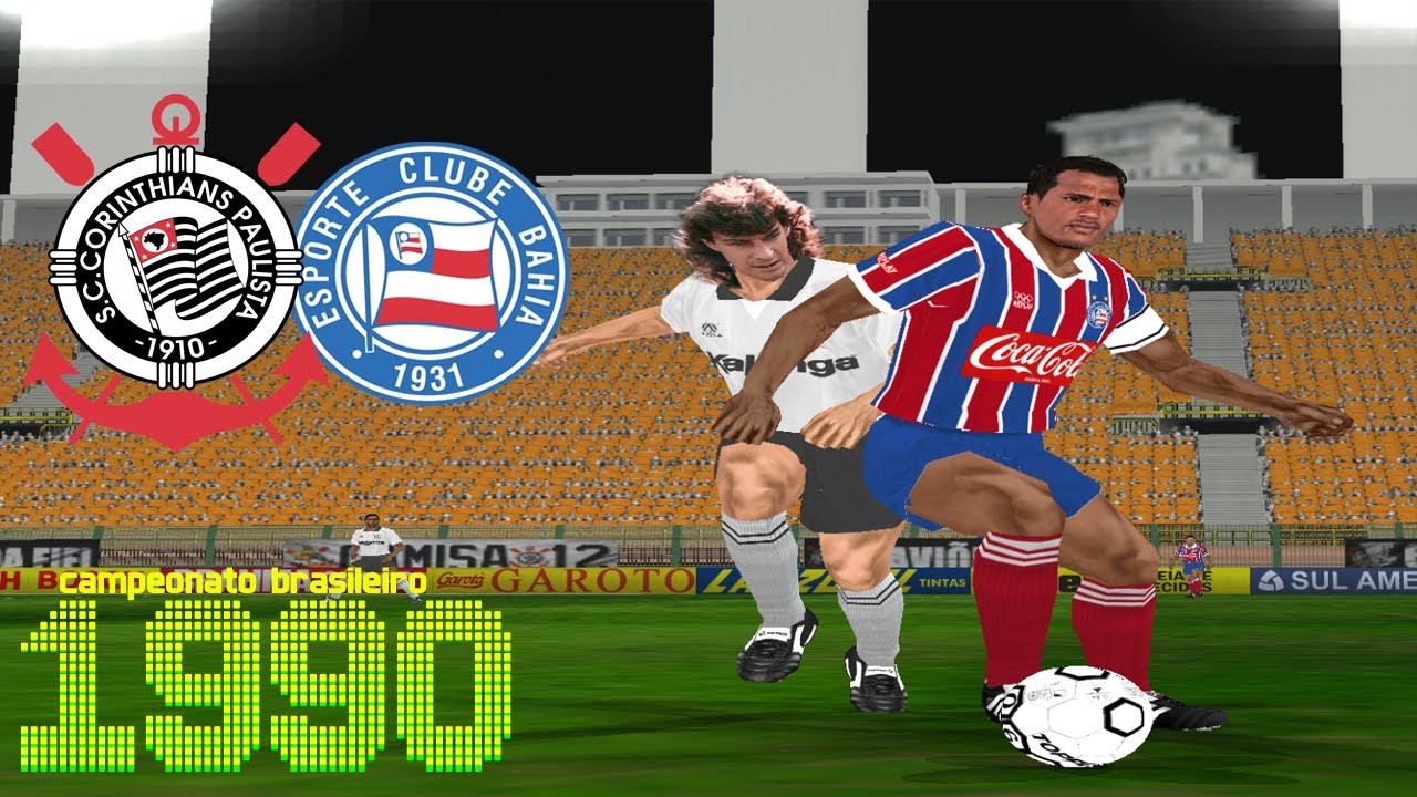 PES6: CORINTHIANS x BAHIA - CAMPEONATO BRASILEIRO 1990 (SEMIFINAL)