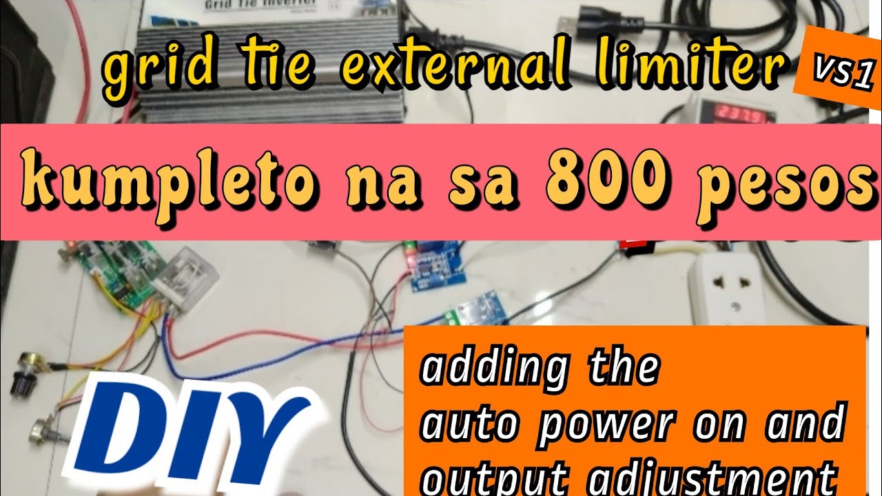 grid tie external limiter pt 2
