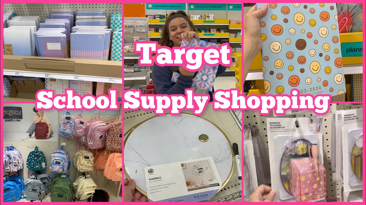 TARGET School Supplies Shopping Vlog | back to school shopping