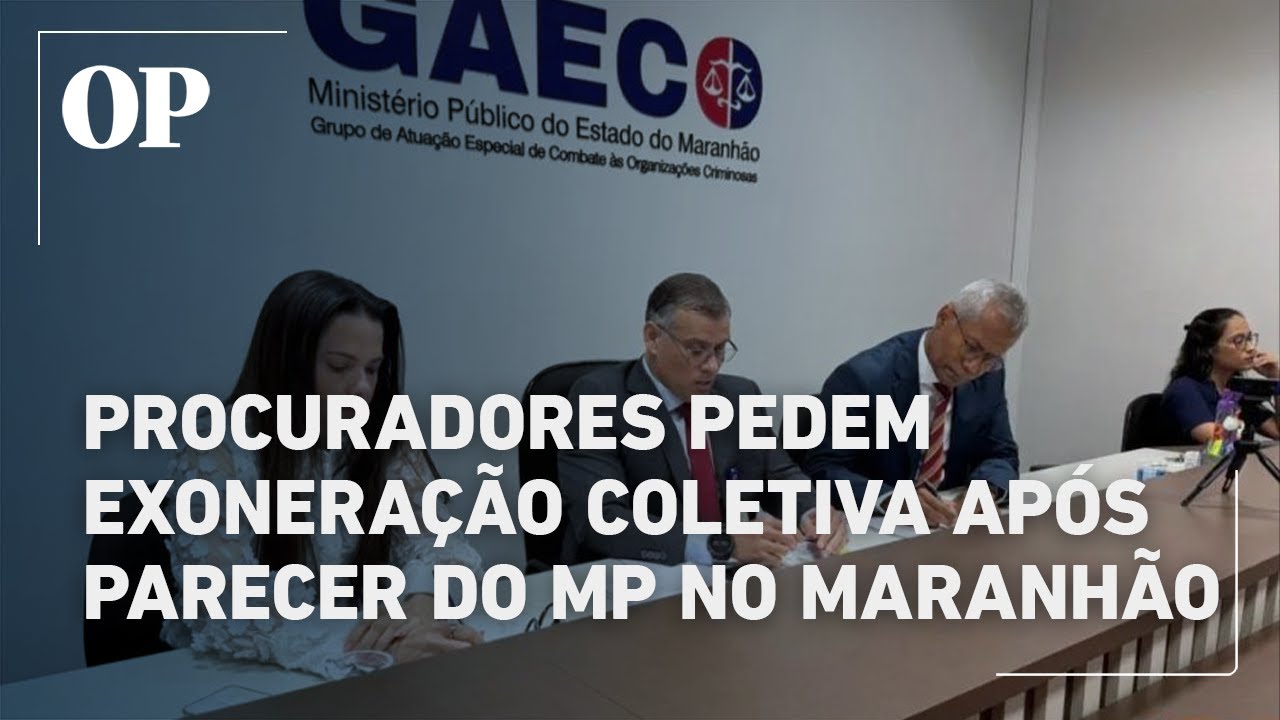 Promotores do Gaeco fazem ren&uacute;ncia coletiva ap&oacute;s parecer favor&aacute;vel do MPMA a suspeitos por corrup&ccedil;&atilde;o