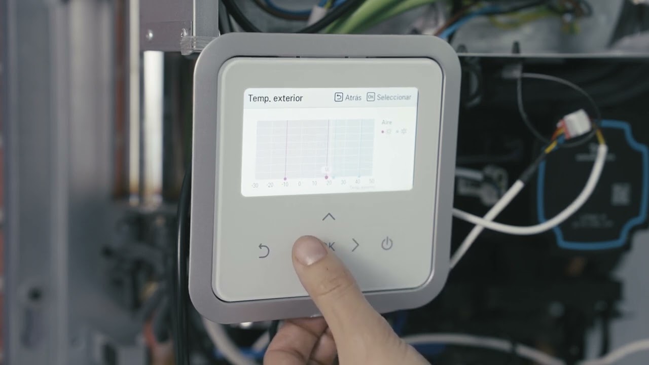Configuración del modo automático en LG Therma V