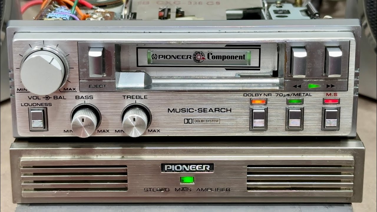 1980s Car Stereo Restoration: Ultimate Guide PIONEER KP-404M CASSETTE CAR STEREO Maintenance Repair