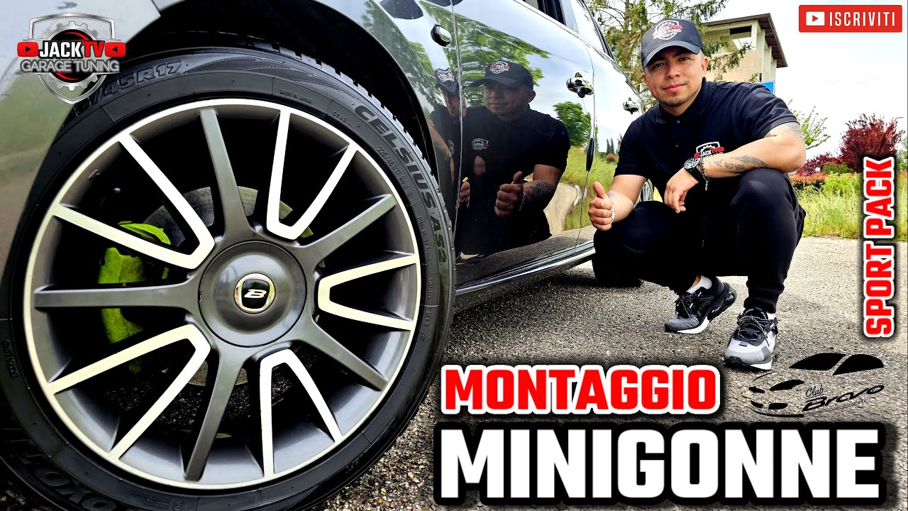 Montaggio MINIGONNE SPORT Pack Fiat Bravo serie 2