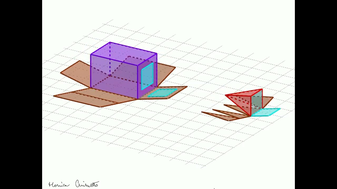 Parallelepipedo con piramide incavata base piccola