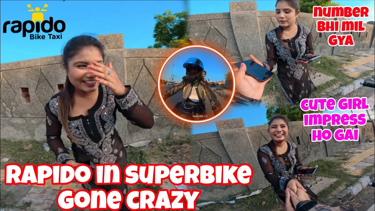 Random Sexy🥵 Girl Rapido Ride💖 My Z900 * She's IMPRESSED😍 - SuperBike देखकर लड़की💌 हुई दिवानी😘
