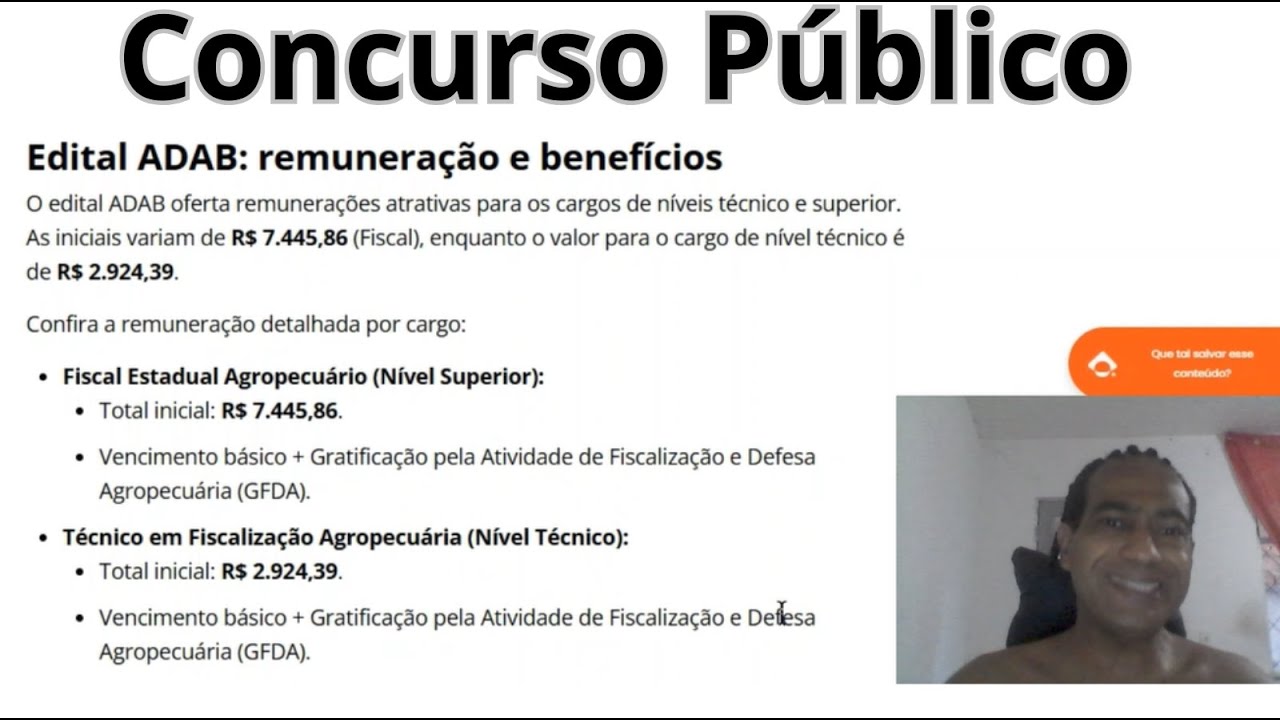 ADAB | uma Excelente oportunidade em CONCURSO Público na BAHIA