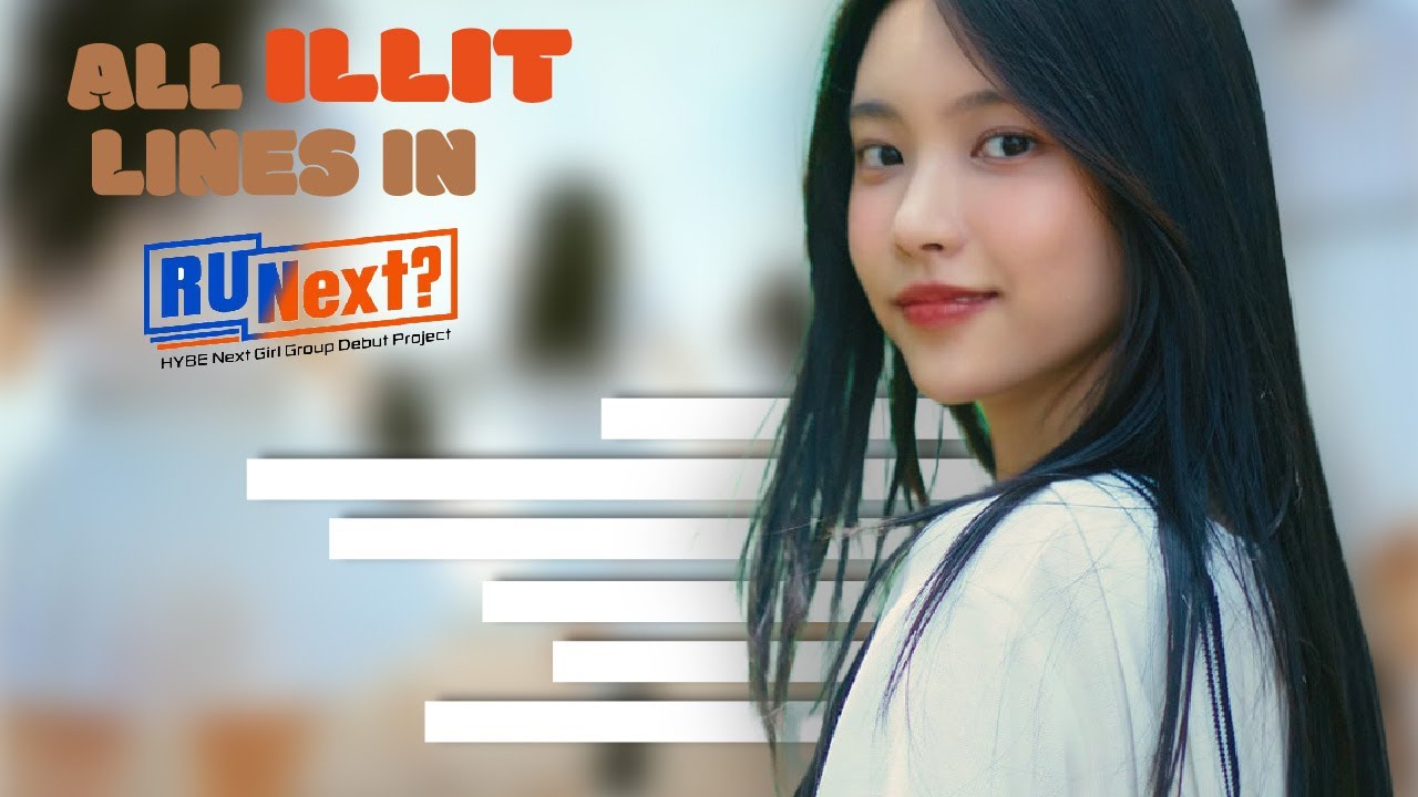 Which ILLIT member has the most lines in RUNEXT ? [LINE DISTRIBUTION]