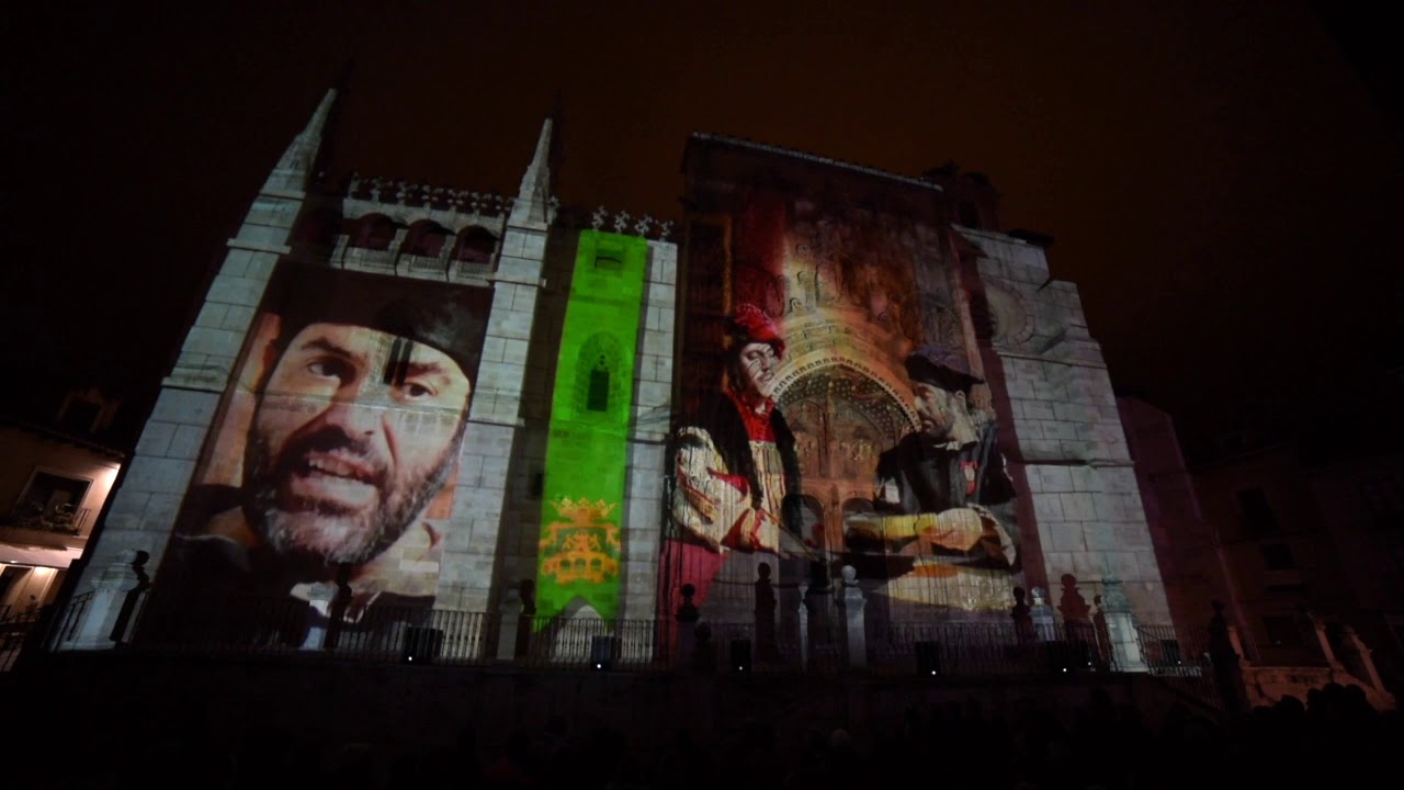 VideoMapping V centenario 1ª vuelta al mundo, Aranda De Duero 2018