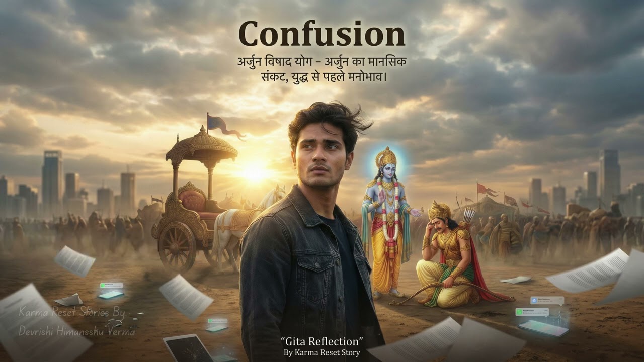 Confusion – अर्जुन विषाद योग | Gita Reflections Ep 1 | Karma Reset Stories