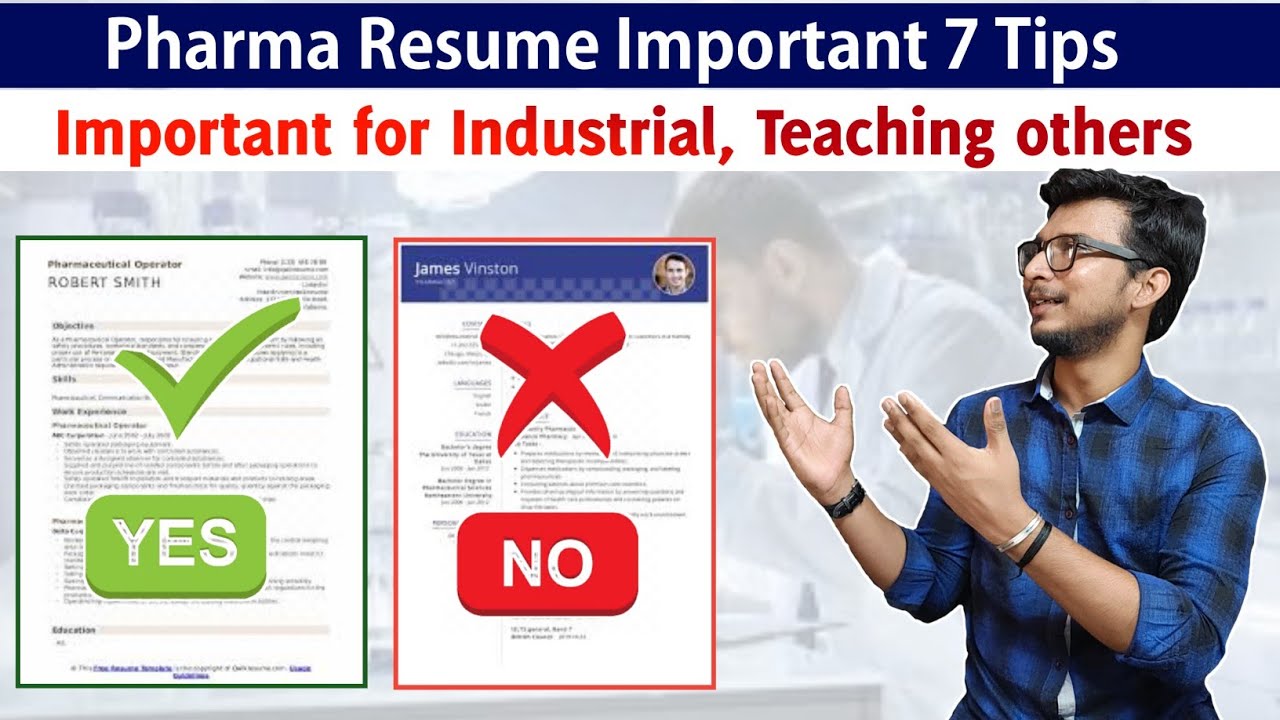 Pharma Resume | pharma resume for freshers | resume for pharma company | pharmacy resume | Resume