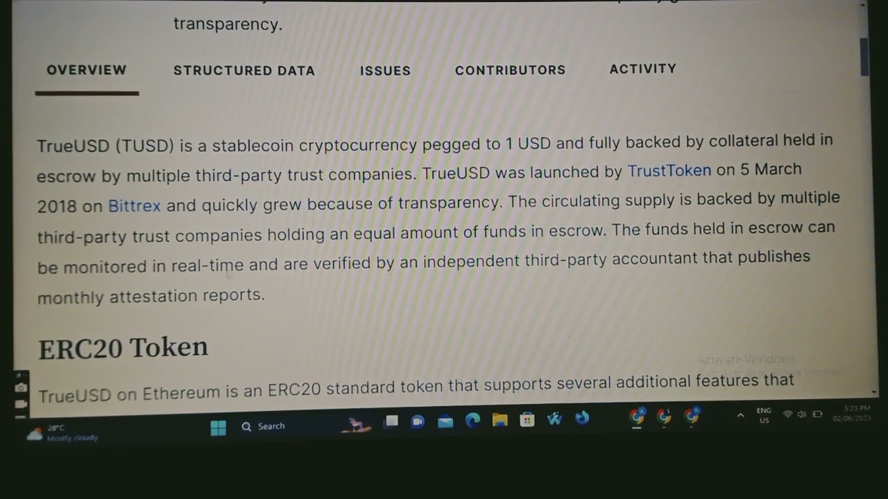 How To Learn about  True USD.
