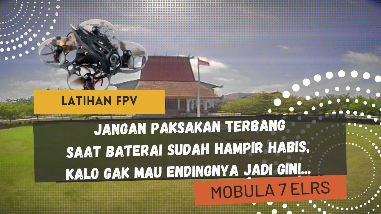 Mobula7 ELRS - Baterai Habis, Kamera Mati, Endingnya Crash Pas Mau Landing