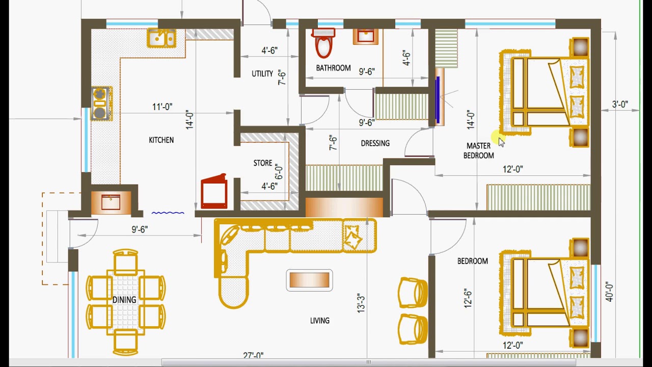 Vastu house plan # North face plan