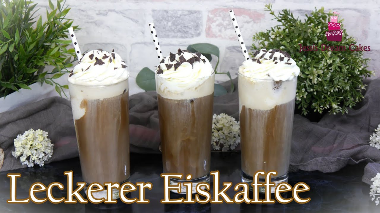 Eiskaffee mit Vanilleeis & Sahne / Erfrischendes Sommergetränk!