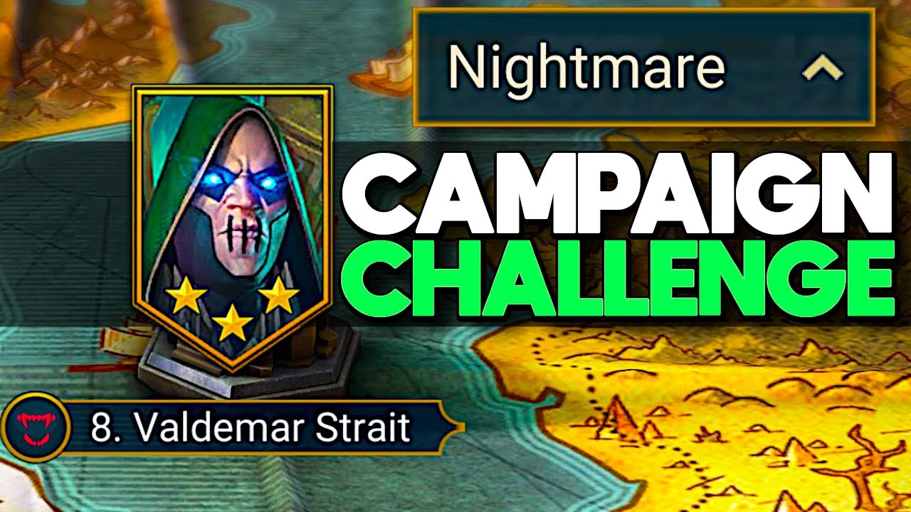 The Valdemar Nightmare Campaign Challenge in Raid Shadow Legends