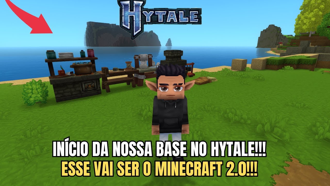 COMEÇANDO NOSSA JORNADA NO HYTALE (Minecraft 2.0)