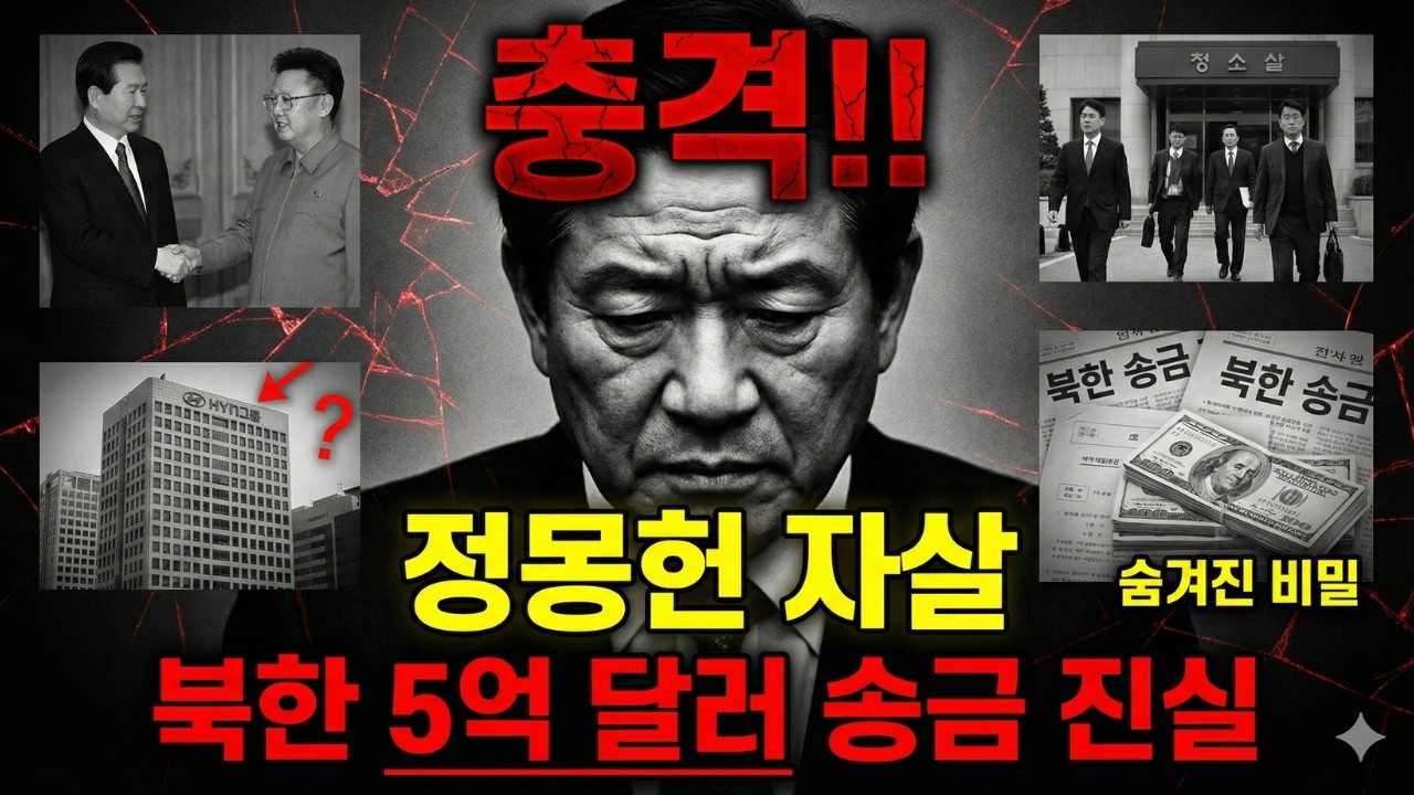 [충격] 현대 회장 정몽헌 자살 사건 전말.. 북한에 5억 달러 송금한 진실