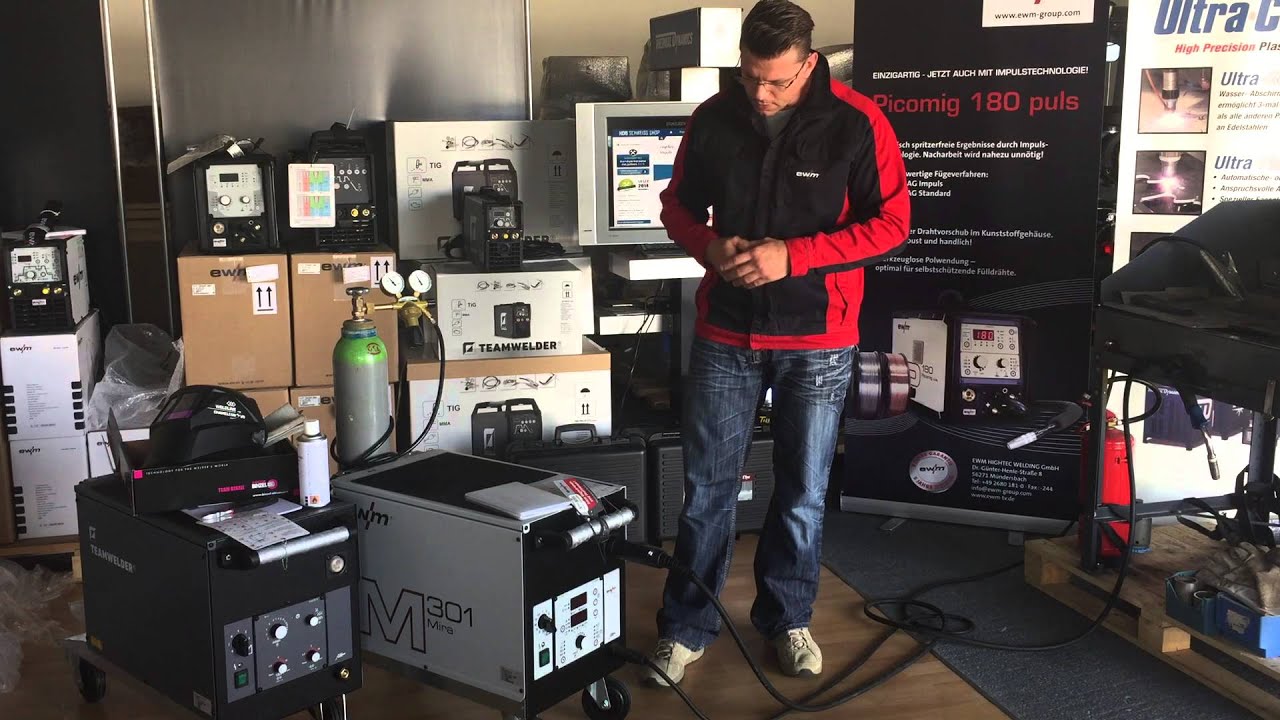 MIG MAG Schutzgasschweißen mit EWM MIRA 301 2.40 bei HDB Schweiß Shop