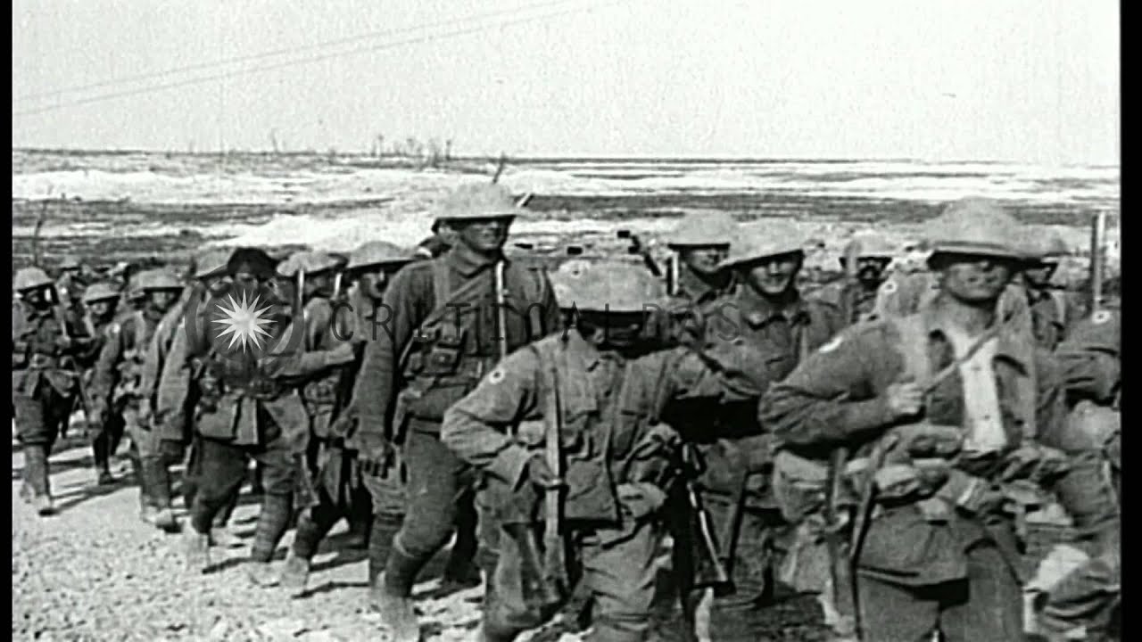 Leicester and Northumberland fusiliers move and Cavalry takes final position duri...HD Stock Footage