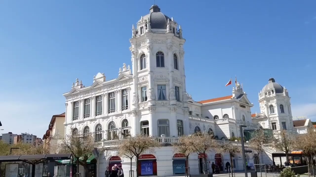 El Sardinero (Santander), con espléndido sol de abril.