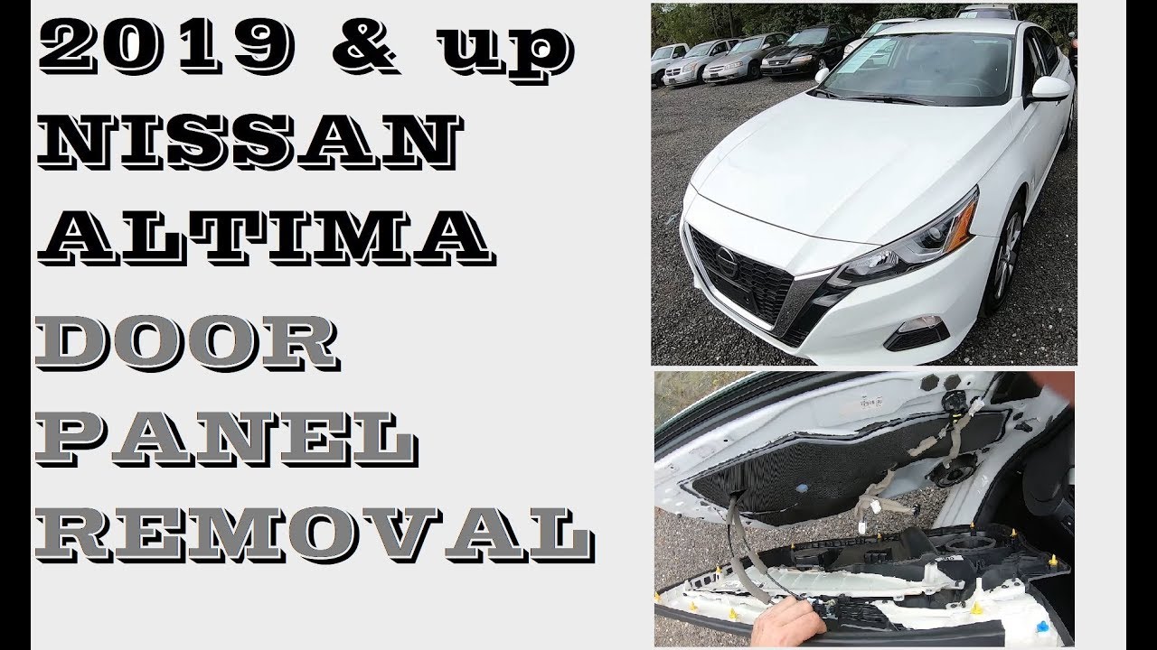 Как заменить переднюю дверную панель в Nissan Altima 2019 года и новее