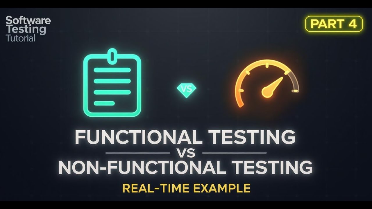 Functional Testing vs Non-Functional Testing in Tamil- 4 | Software Testing Tutorial