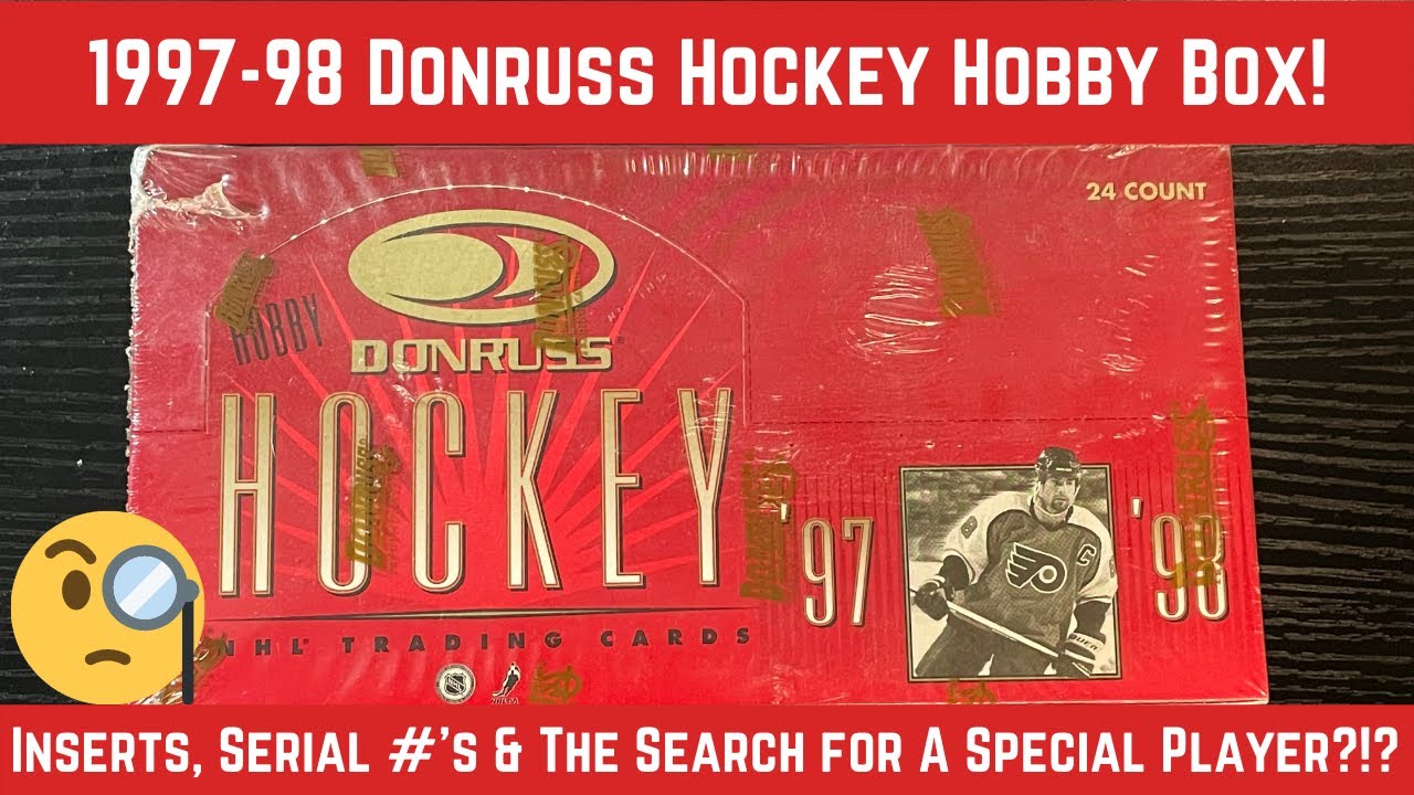 1997-98 Donruss Hockey Hobby Box Opening!  Looking for a special player!?!