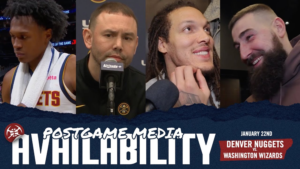 Все послематчевые интервью Denver Nuggets против WAS 🎙️