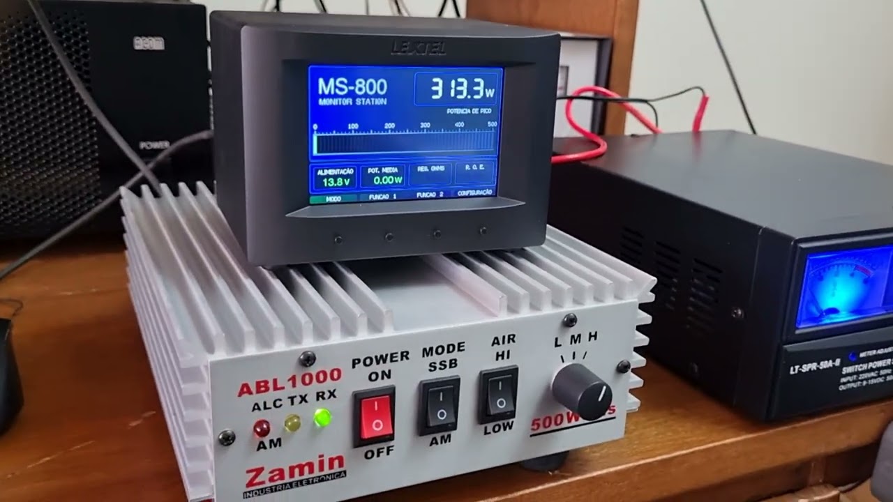 ABL 1000 ZAMIN E MONITOR LEXTEL TESTE DE POTÊNCIA