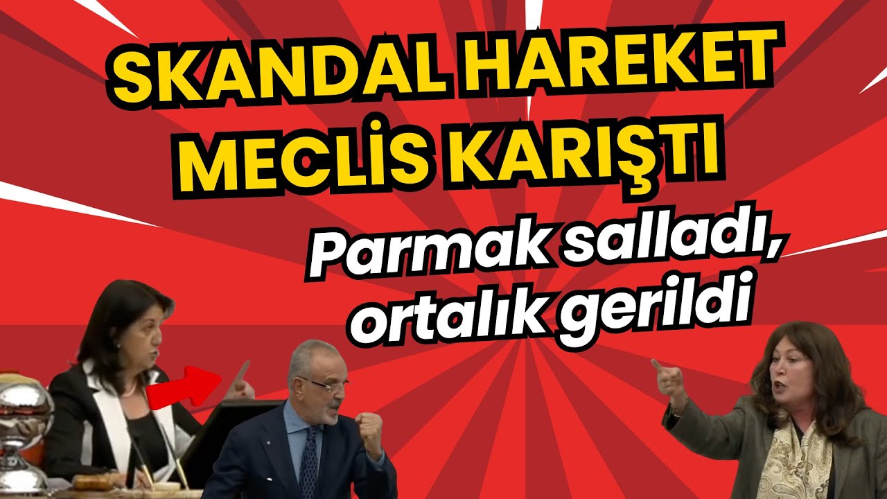 Pervin Buldan’dan skandal hareket! Parmak sallayıp İYİ Partili vekili tehdit etti