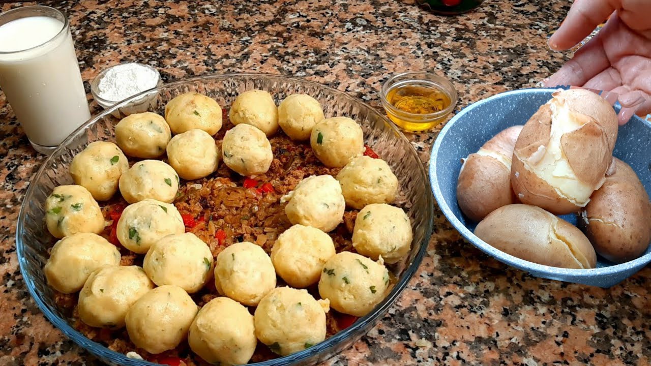 حضريها واستمتعي بها😋جيبي بطاطس !؟تعالي نحضر أحلى وجبة عشاء تحفة سهلة وبسيطة وسريعة  في التحضير/وجبات