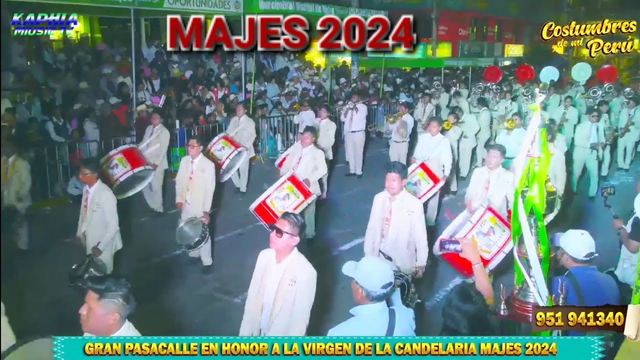 GRAN PASACALLE  VIRGEN DE LA CANDELARIA - MAJES PEDREGAL  2024 Gran Parada folklórica