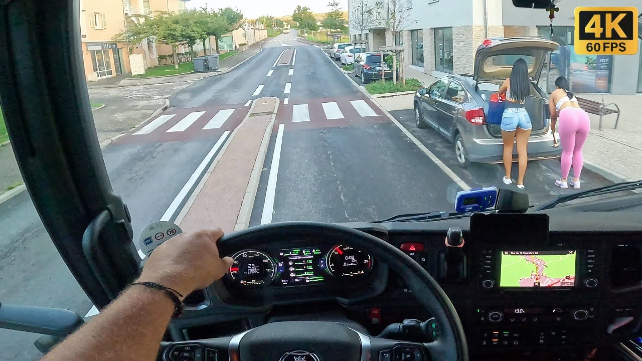 РЕАЛЬНОЕ ВОЖДЕНИЕ ГРУЗОВИКА ОТ ПЕРВОГО ЛИЦА на Scania V8 🥵 ЖАРКИЙ ДЕНЬ В ИСПАНИИ